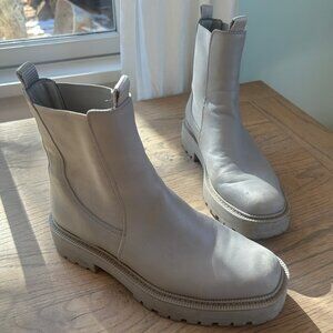 Sam Edelman Grey chunky Chelsea Boots 38.5